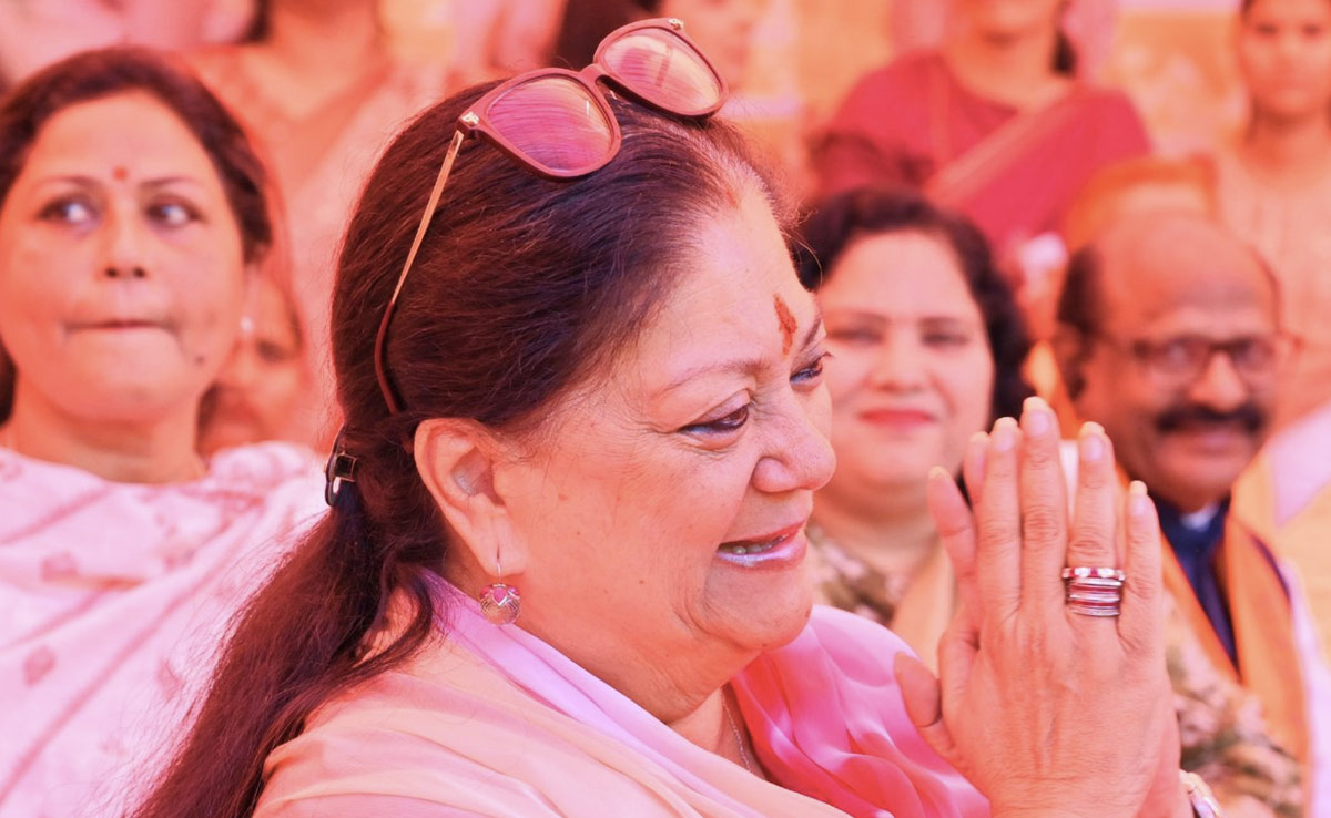 चुनाव प्रचार में उतरीं पूर्व CM वसुंधरा राजे ने कहा, ' सीएम गहलोत को पता है कांग्रेस सरकार आनी नहीं हैं, इसलिए...