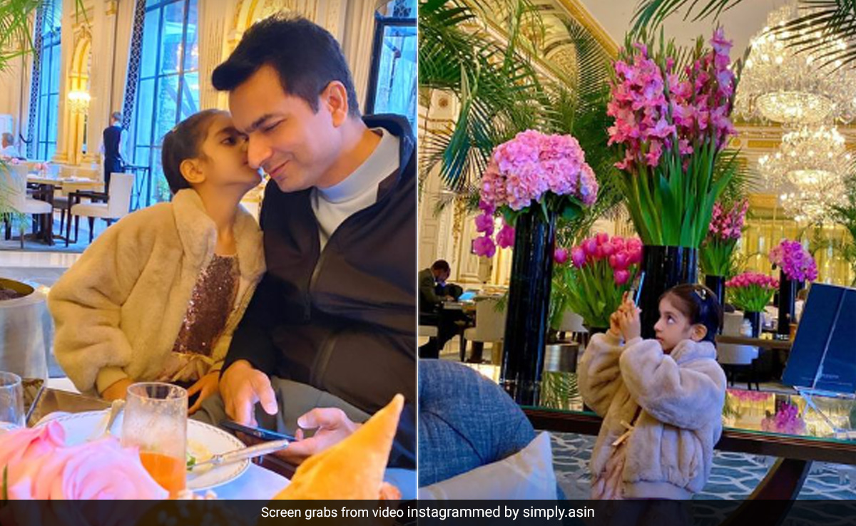 Asin's "Hectic Week Of Celebrations" Made Special By Husband Rahul Sharma And Daughter Arin. See Pics