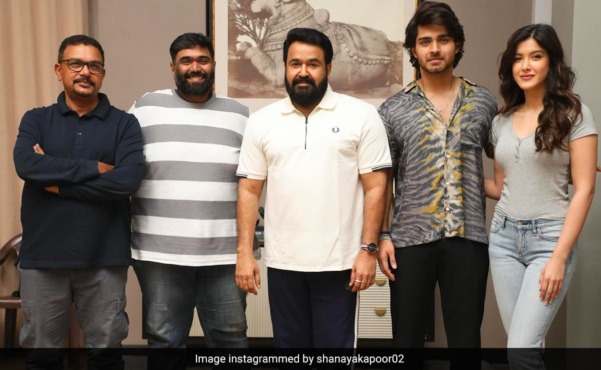 <i>Vrushabha</i>: Mohanlal And Shanaya Kapoor Begin Shooting For Second Schedule