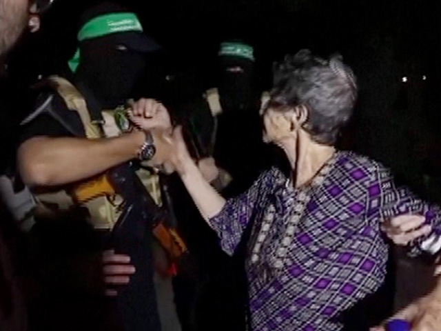 Video: Released Hostage Shakes Hand With Hamas Operative, Says 'Shalom'