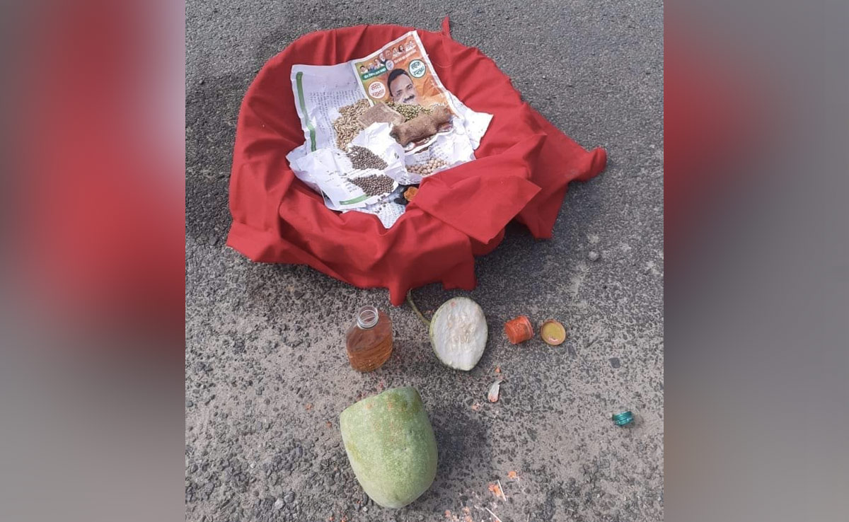 BJP MLA Shows Bizarre Offerings, Says People Trying To Use "Dark Forces"