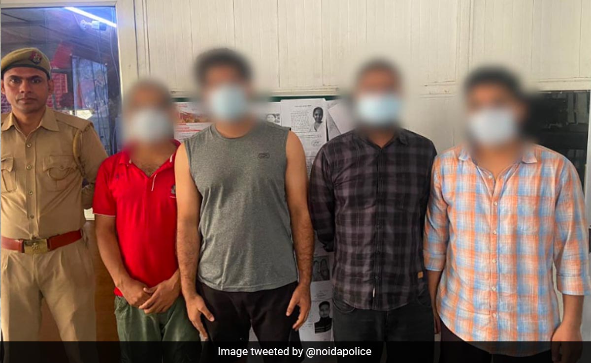 Noida Police Arrests 4 For Celebrating Birthday, Bursting Crackers In Middle Of Road