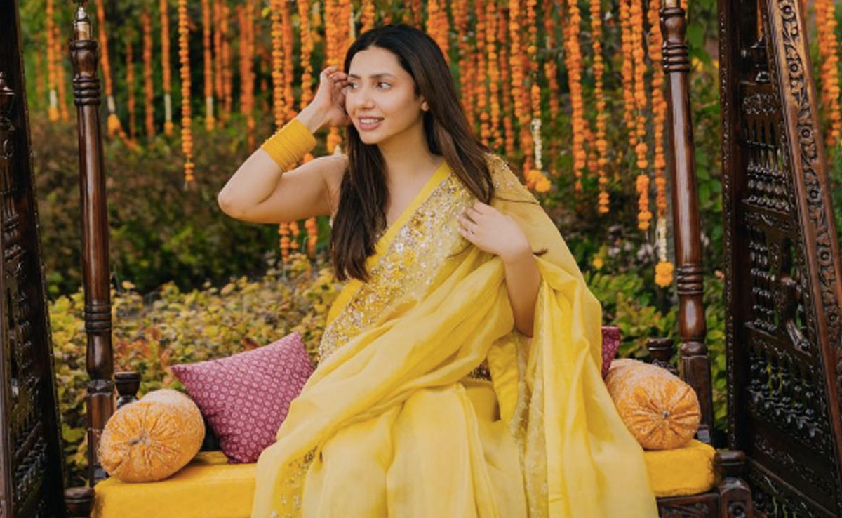 Mahira Khan Slays In A Yellow Saree In New Pics From Her Pre-Wedding Festivities