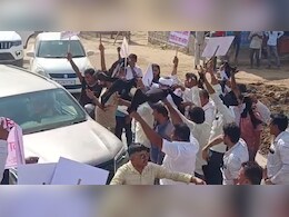 भाजपा के घोषित प्रत्याशियों का विरोध जारी, साचौर सांसद देवजी पटेल के काफिले पर चला पत्थर