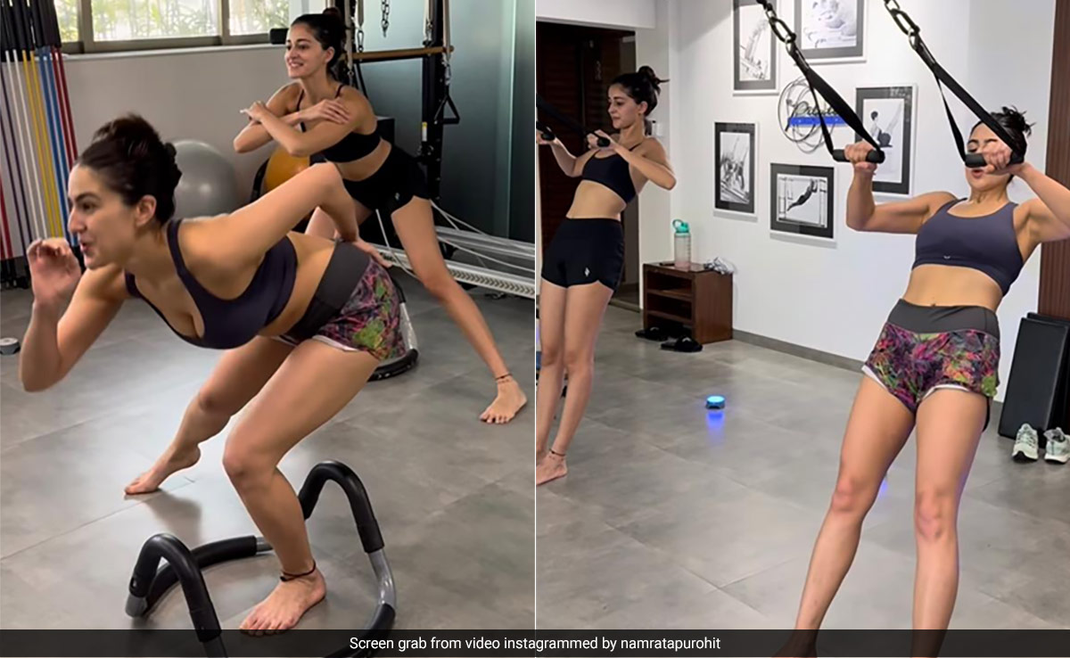 Like Workout Buddies Sara Ali Khan And Ananya Panday, Sweat It Out With Your BFF In A Pilates Session