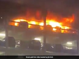 London's Luton Airport Suspends All Flights After Fire At Car Parking London's Luton Airport Suspends All Flights After Fire At Car Parking