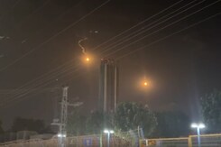 Israel's Iron Dome Intercepts Rockets Fired By Hamas From Gaza Israel's Iron Dome Intercepts Rockets Fired By Hamas From Gaza