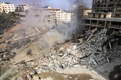 Over 2 Lakh Displaced, No Food, Water, Electricity In Gaza As Israel-Hamas War Continues Over 2 Lakh Displaced, No Food, Water, Electricity In Gaza As Israel-Hamas War Continues