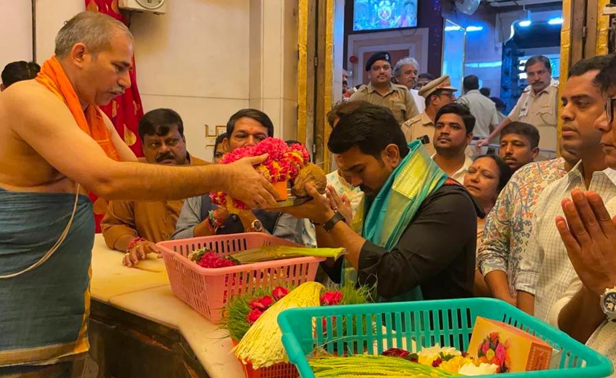 On Ram Charan's Mumbai Agenda, A Visit To Siddhivinayak. See Pics