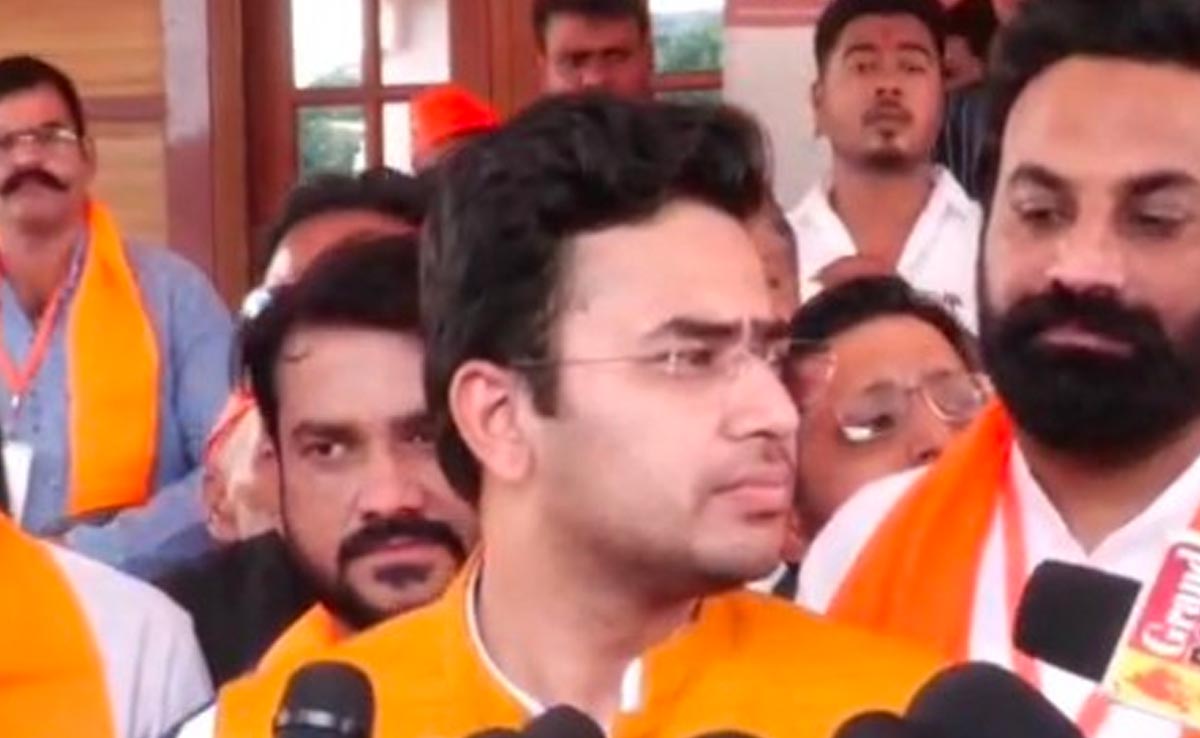 वोट बैंक की राजनीति के चलते इजराइल पर हमले की निंदा नहीं कर रही कांग्रेस, तेजस्वी सूर्या ने लगाए आरोप