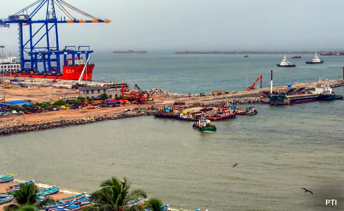 First Ship Berths At Kerala's Deep Sea Vizhinjam Port
