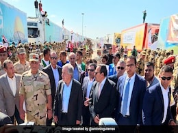 "These Trucks Are Lifeline": UN Chief At Rafah Crossing As Gaza Awaits Aid "These Trucks Are Lifeline": UN Chief At Rafah Crossing As Gaza Awaits Aid