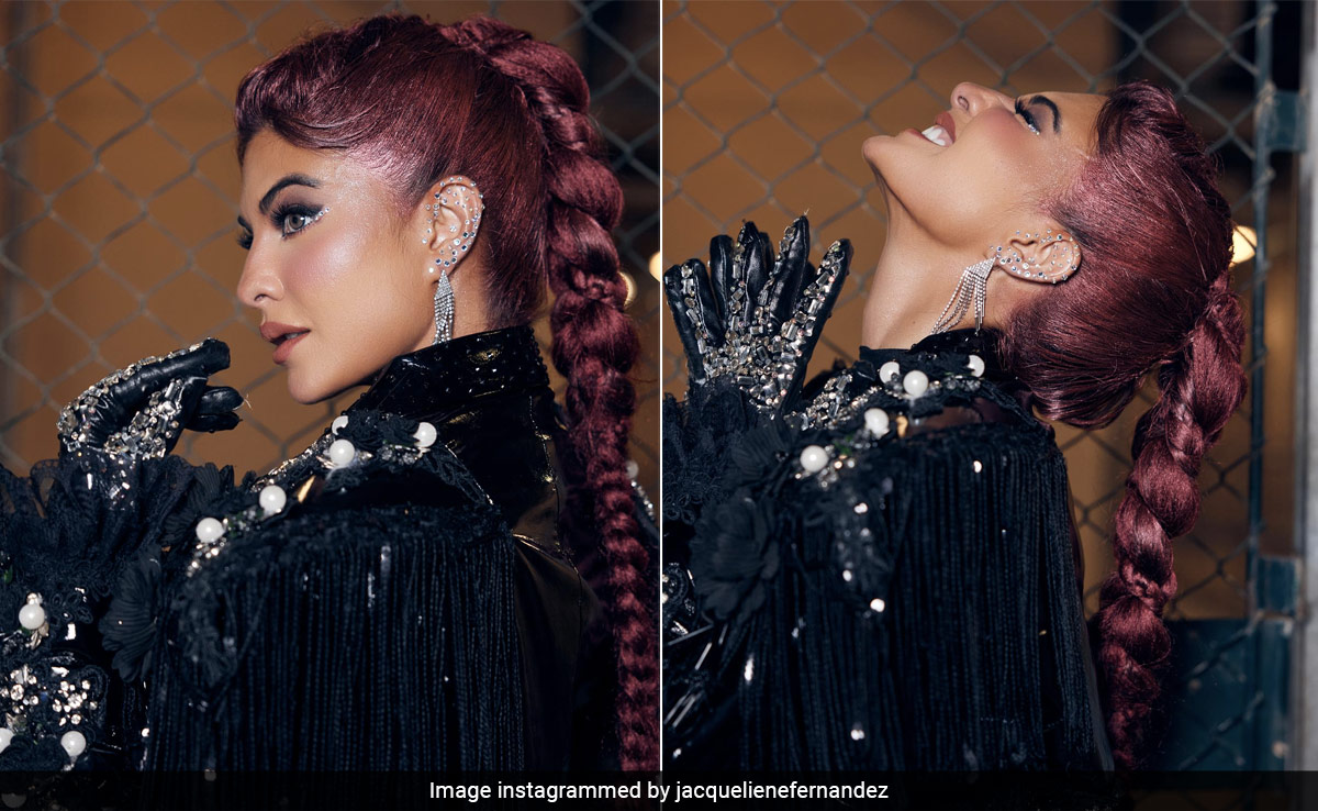 If You See Red, It Is Probably Jacqueliene Fernandez's Cherry Red Serpentine Braid