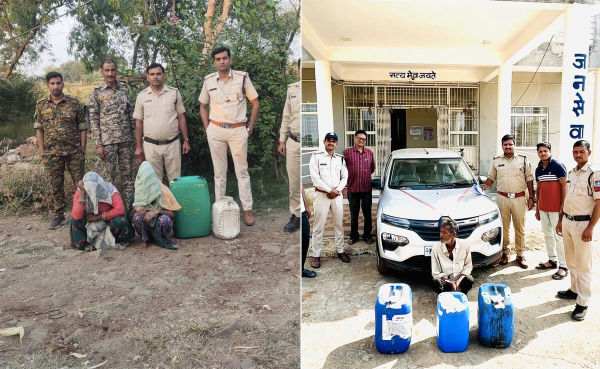 MP News: पुलिस और आबकारी विभाग ने की शराब जमाखोरों पर बड़ी कार्रवाई, पकड़ा गया जखीरा