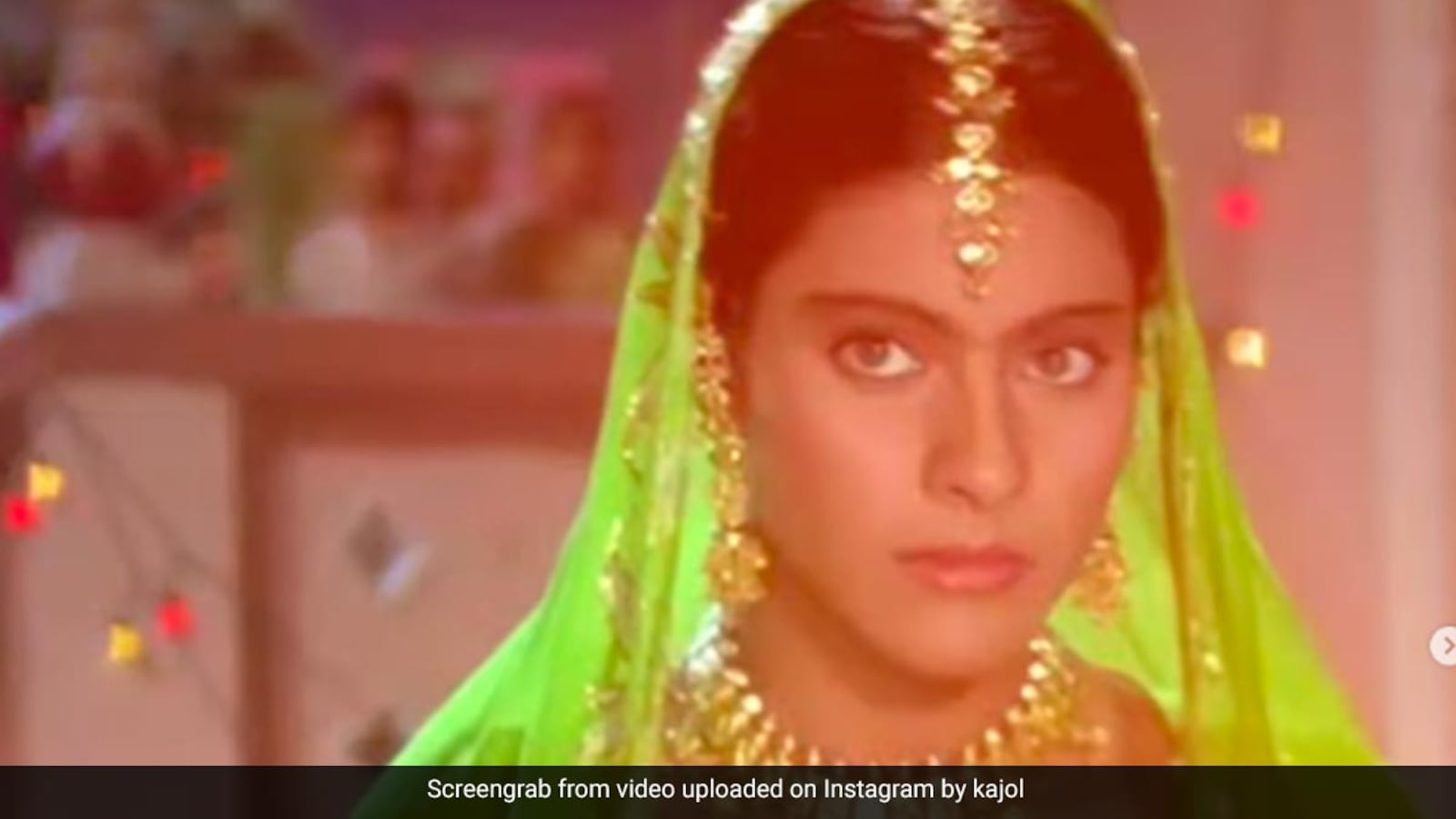 ddlj kajol green dress <i>DDLJ</i> At 28: Still Wears But 