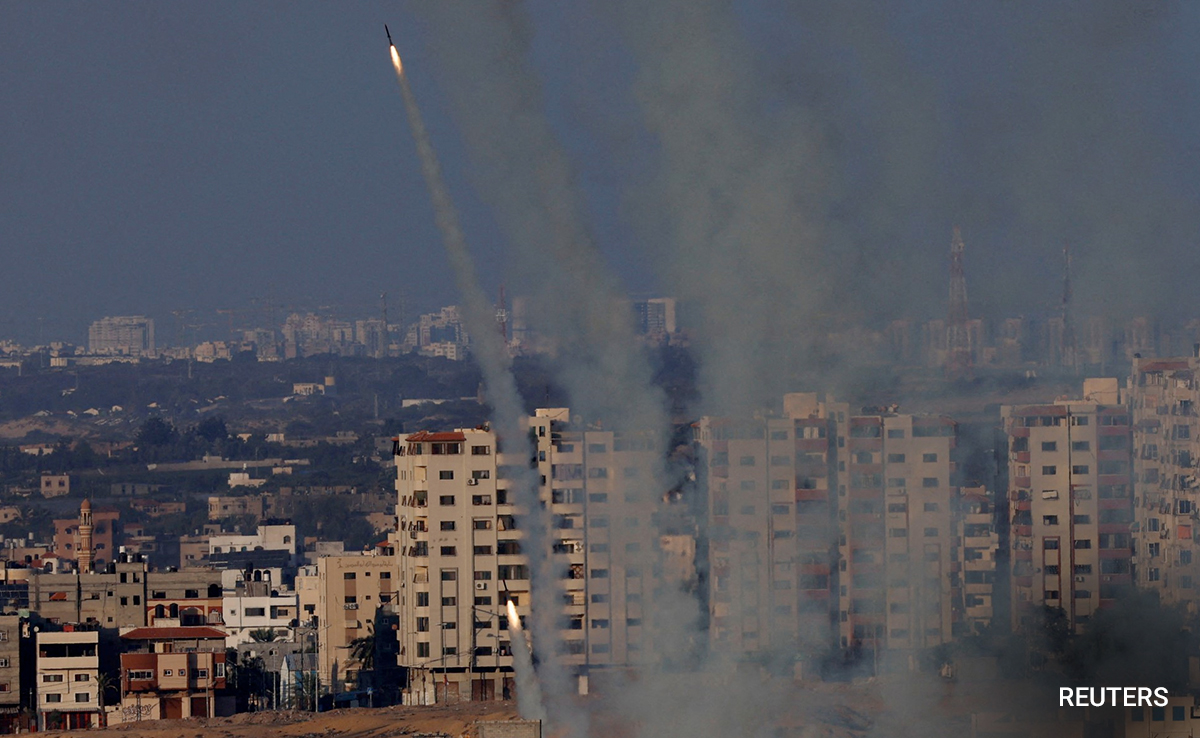 Hamas Fires Rockets Deep Into Israel, Setting Off Sirens In Tel Aviv