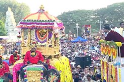 In Mysuru Dasara Procession, Lead Elephant To Carry 750-Kg "Howda" In Mysuru Dasara Procession, Lead Elephant To Carry 750-Kg "Howda"