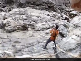 Video: 56 Ziplined To Safety In Flood-Hit Sikkim By Border Cops' Rescuers Video: 56 Ziplined To Safety In Flood-Hit Sikkim By Border Cops' Rescuers