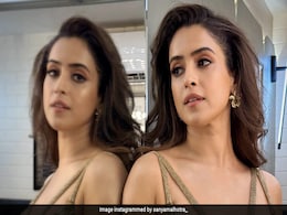 It Glows, It Glitters, It's Sanya Malhotra's Cutout Gown That Glimmers It Glows, It Glitters, It's Sanya Malhotra's Cutout Gown That Glimmers