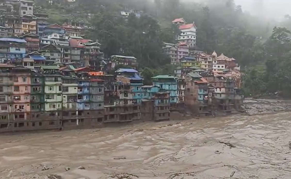 Cloudburst In Sikkim Triggers Flash Floods, 43, Including 20 Soldiers, Missing