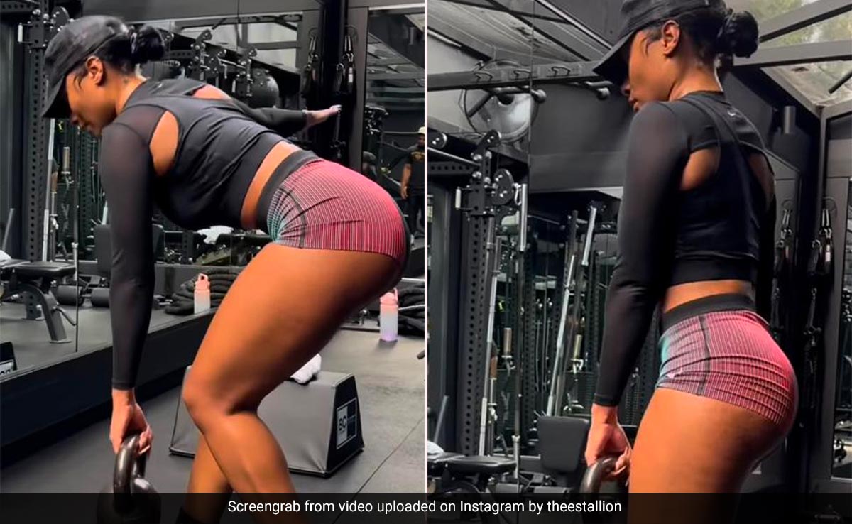 Megan Thee Stallion's Intense Workout With Kettlebells Will Get You Ready For The Festive Season