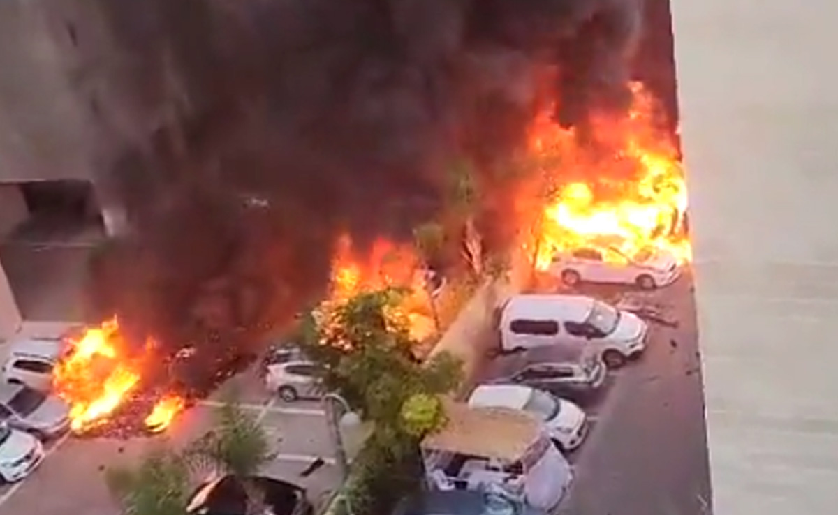 NDTV Ground Report: Rocket Attack Near Israel Hotel, Crew Takes Shelter