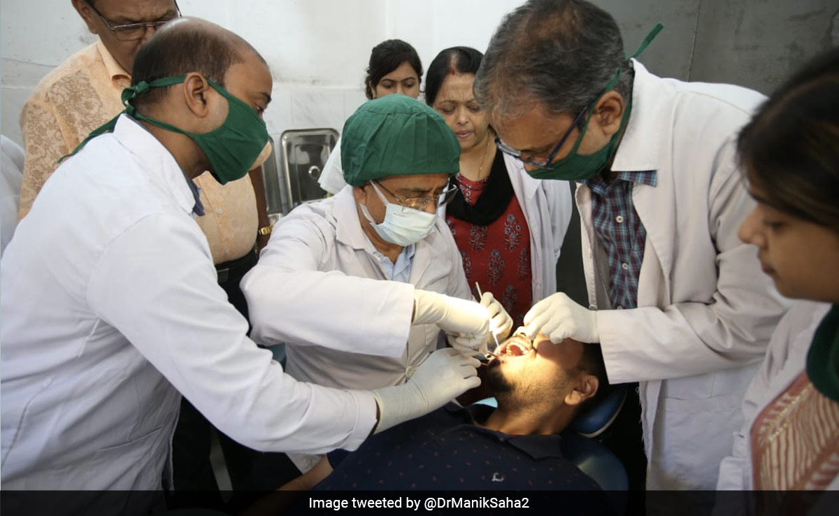 Tripura Chief Minister Returns To "Old Work Place", Performs Surgery