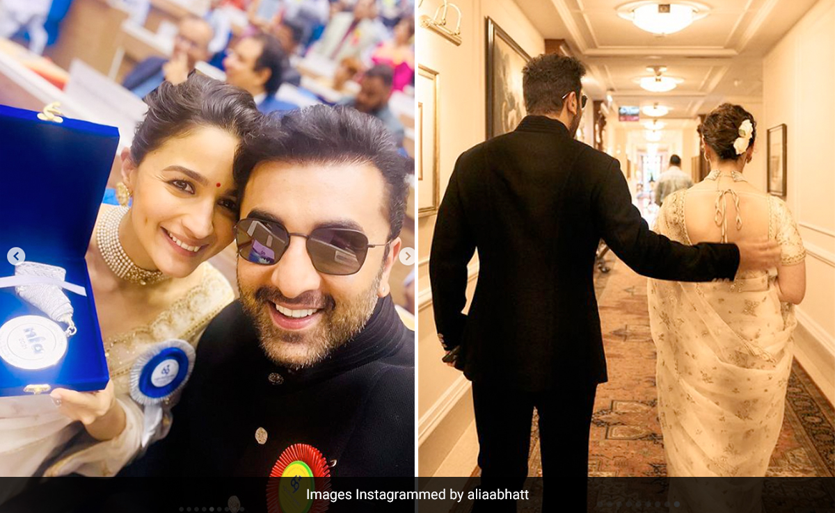 Viral Pics From National Awards: Alia Bhatt And Ranbir Kapoor Served Couple Goals And How