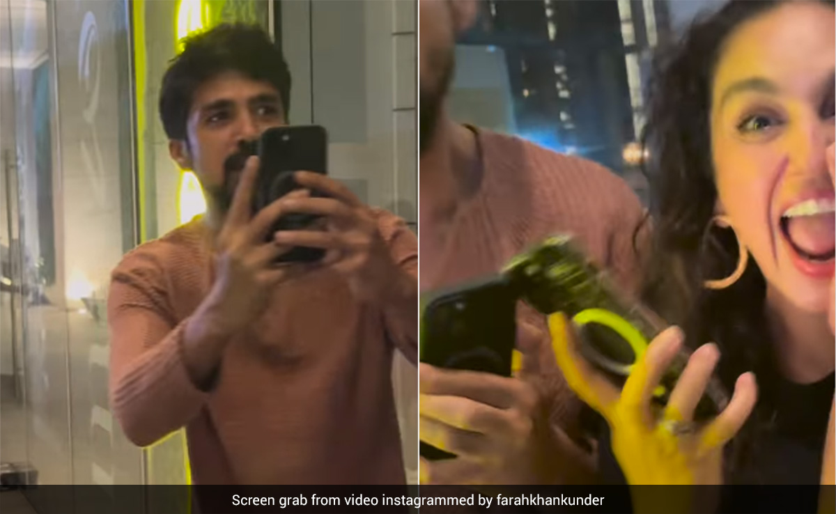 Huma Qureshi And Saqib Saleem "Giving Paparazzi A Run For Their Money." See Farah Khan's LOL Post