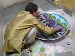 500 साल पुरानी जलसांझी कला है बेहद खास, पानी पर उकेरी जाती है अनोखी पेंटिंग