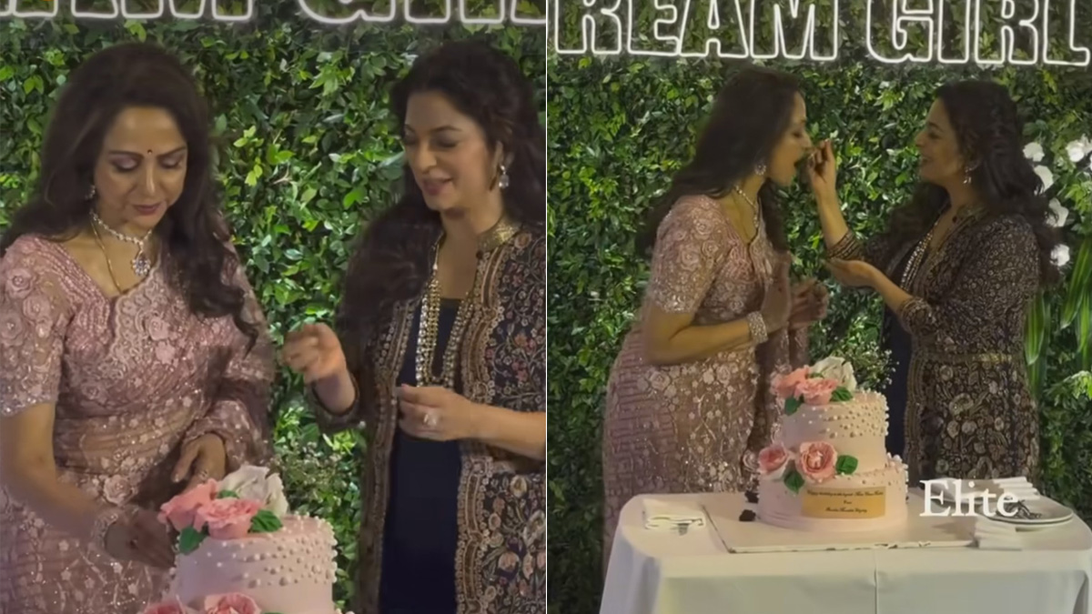 Watch: 'Dream Girl' Hema Malini Celebrated 75th Birthday With This Yummy Cake