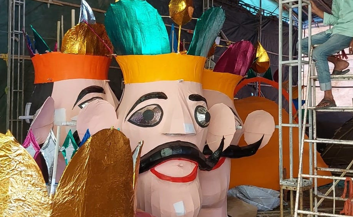 Kota Ravan Dahan: कोटा में बनेगा 75 फीट ऊंचा रावण का पुतला, दिल्ली से बुलाए गए हैं कारीगर