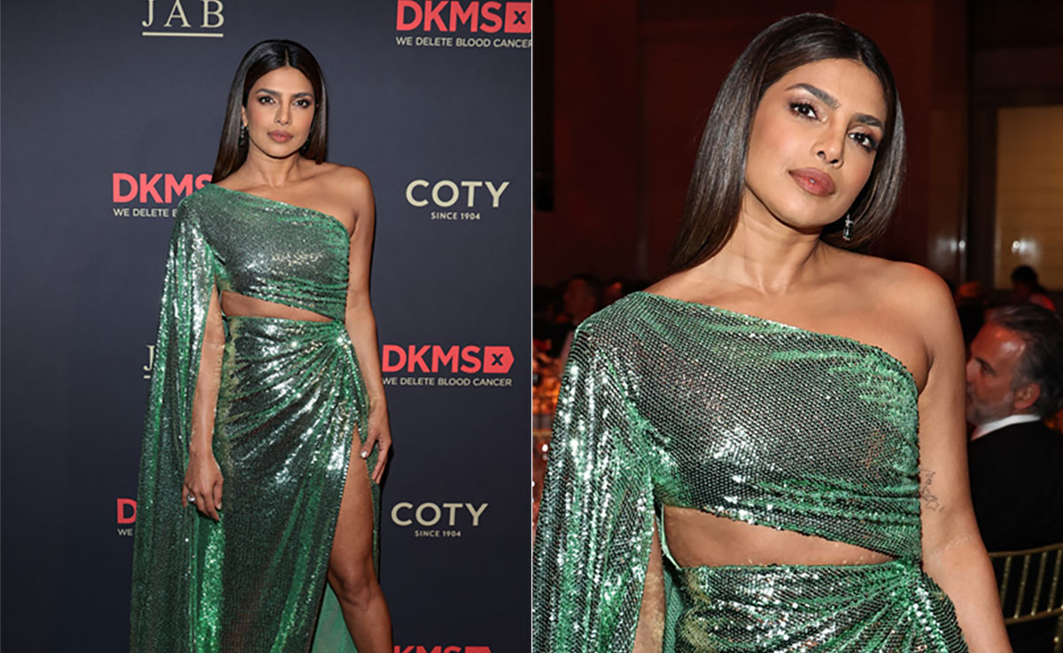 Priyanka Chopra Is Taking Over The Red Carpet As A Chic Green Mermaid For DMKS 2023 Gala