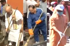 People Across Country Respond To PM Modi's Appeal, Participate In Hour-Long Cleanliness Drive People Across Country Respond To PM Modi's Appeal, Participate In Hour-Long Cleanliness Drive