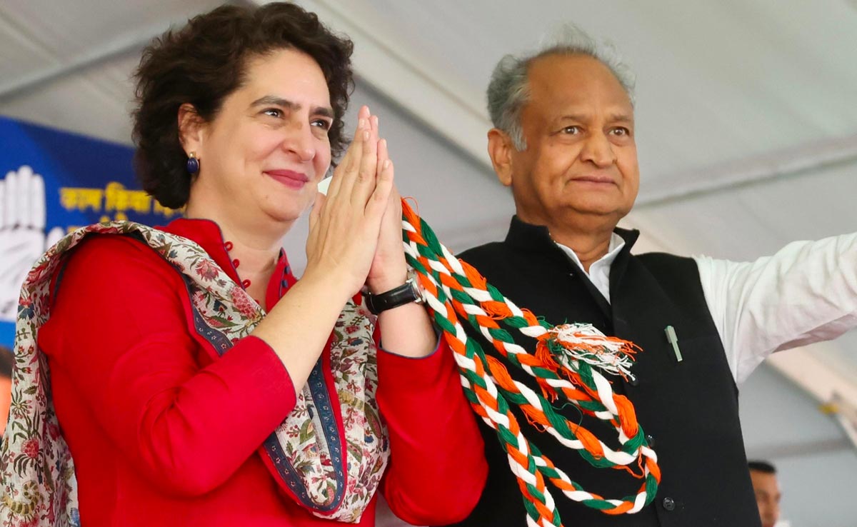 5 दिन में दूसरी बार राजस्थान आएंगी प्रियंका गांधी, कल झुंझुनूं में सभा; महिलाओं के लिए करेंगी बड़ी घोषणाएं