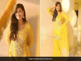 Shweta Tiwari Shines Bright This Festive Season In A Yellow Embellished <i>Kurta</i> Set Shweta Tiwari Shines Bright This Festive Season In A Yellow Embellished <i>Kurta</i> Set