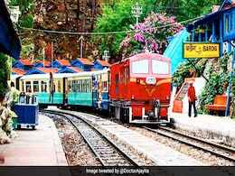 Shimla-Kalka Toy Train Resumes, Months After Landslide Left Tracks Hanging Shimla-Kalka Toy Train Resumes, Months After Landslide Left Tracks Hanging