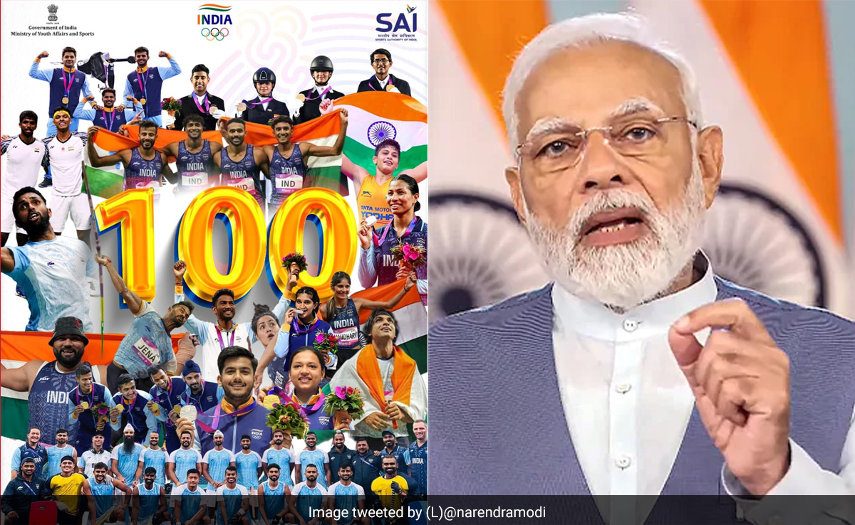 "Momentous...": PM's Big Praise As India Hits 100 At Asian Games