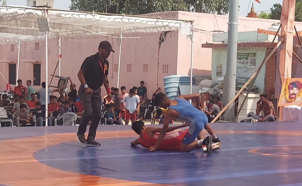 भीलवाड़ा में कुश्ती का दंगल, 420 महिला-पुरुष पहलवान दिखा रहे अपना दमखम