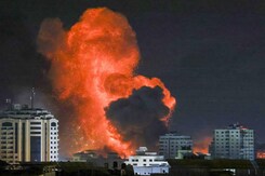 Israel Launches Massive Retaliation, Pounds Gaza With Airstrikes Israel Launches Massive Retaliation, Pounds Gaza With Airstrikes