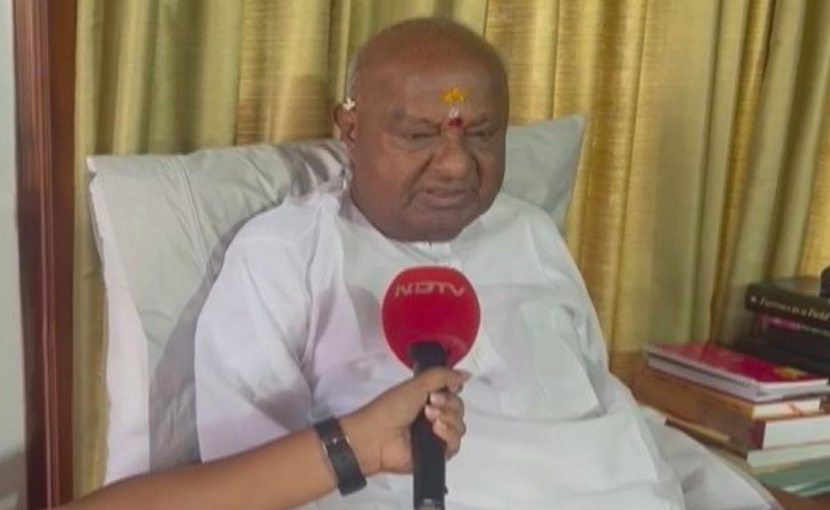 "Nitish Kumar Asked...": After BJP Tie-UP, Deve Gowda Claims INDIA Invite