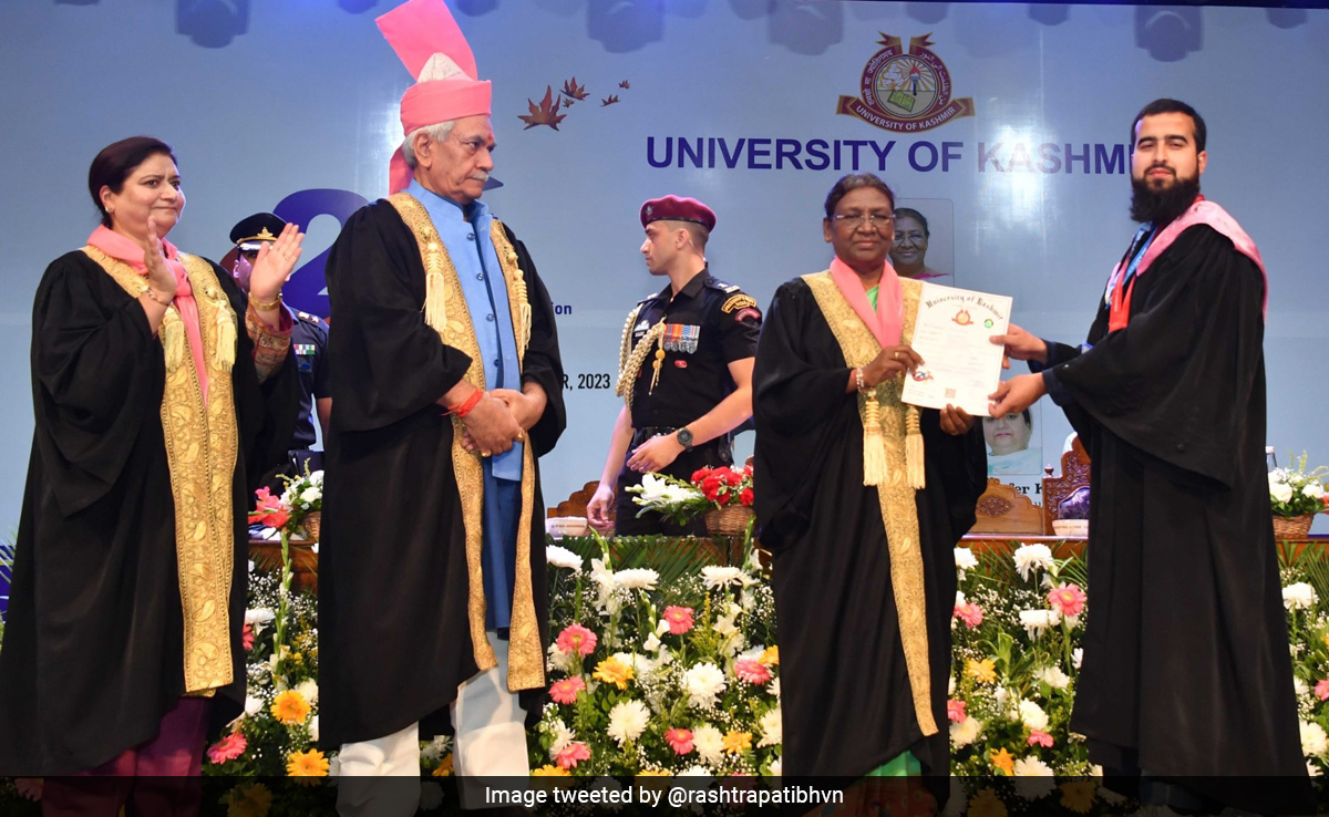 President Says Kashmir University's 55% Women Student Enrollment Signals Brighter Future