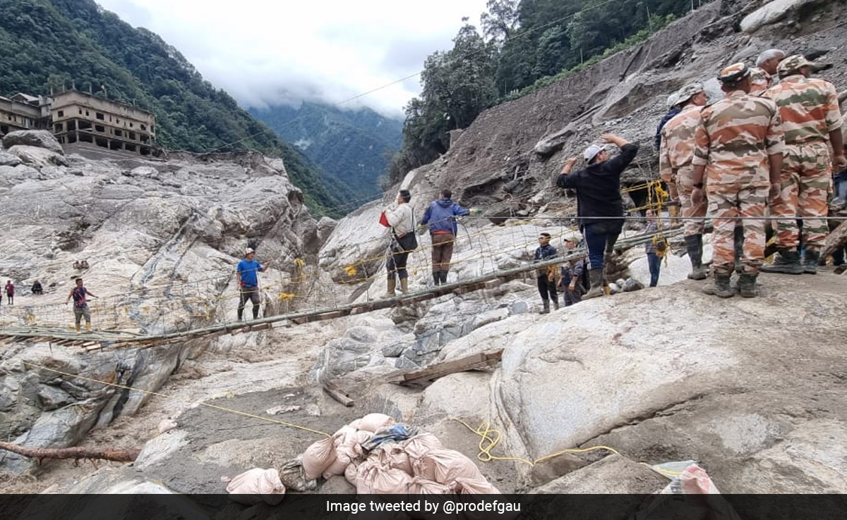 Death Count In Sikkim Flash Floods Rises To 40 As More Bodies Recovered