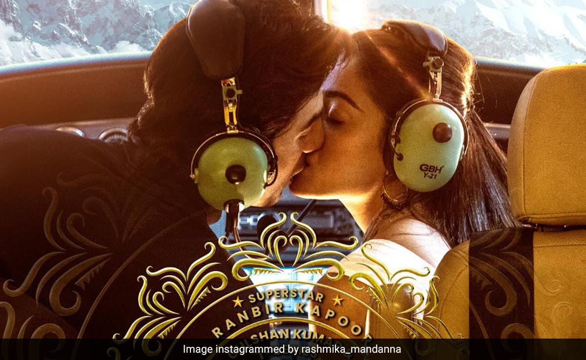 <i>Animal</i> Poster: Rashmika Mandanna And Ranbir Kapoor Kiss, Comments Invoke Vijay Deverakonda