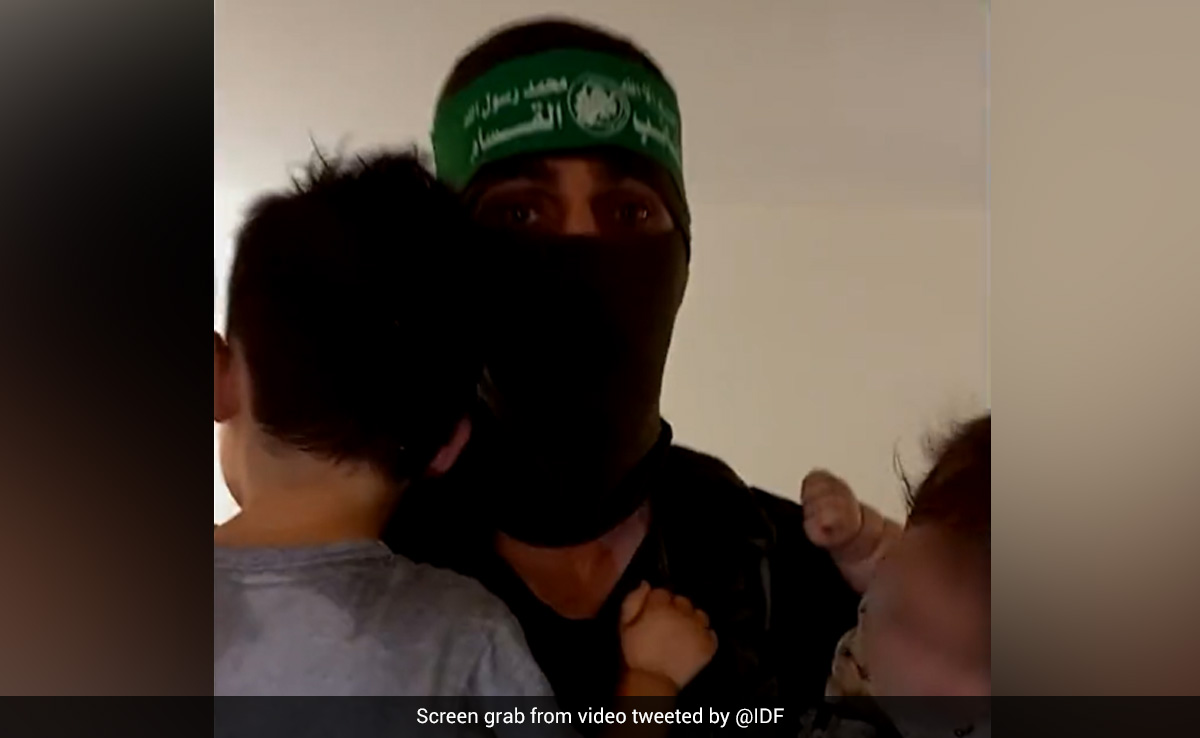 Infant In Pram, Rifles In Hand: Hamas' Video Of Babies Taken From Israel