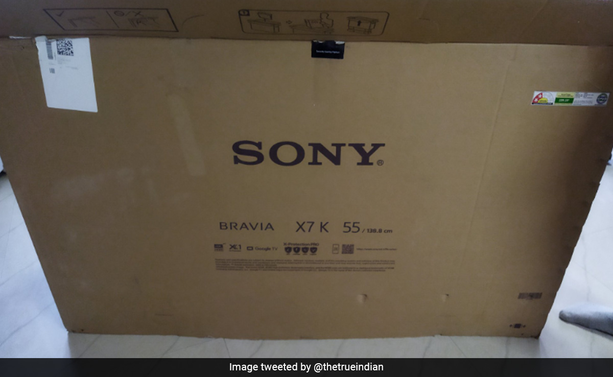 Customer Receives Thomson TV Instead Of Sony TV Worth Rs 1 Lakh, Flipkart Responds