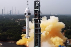 Gaganyaan Test Flight Successful, Crew Escape Module Touches Down Gaganyaan Test Flight Successful, Crew Escape Module Touches Down
