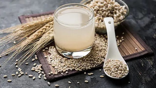 Barley water for weight management.