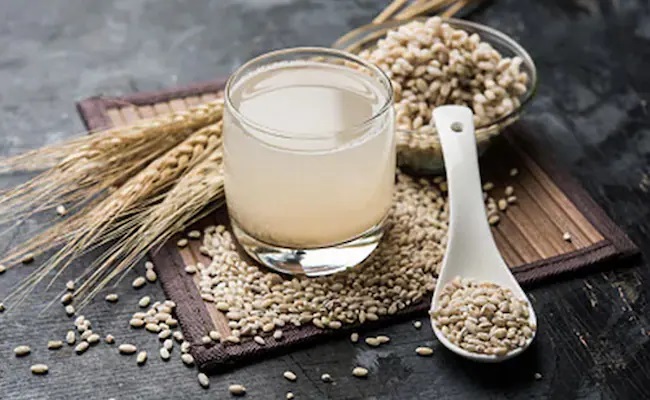 Barley water for weight management.