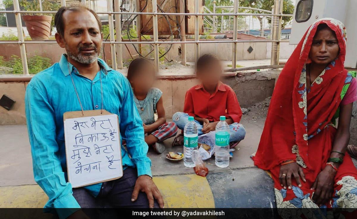 "My Son Is For Sale": Heart-Breaking Story Of Debt-Ridden UP Man